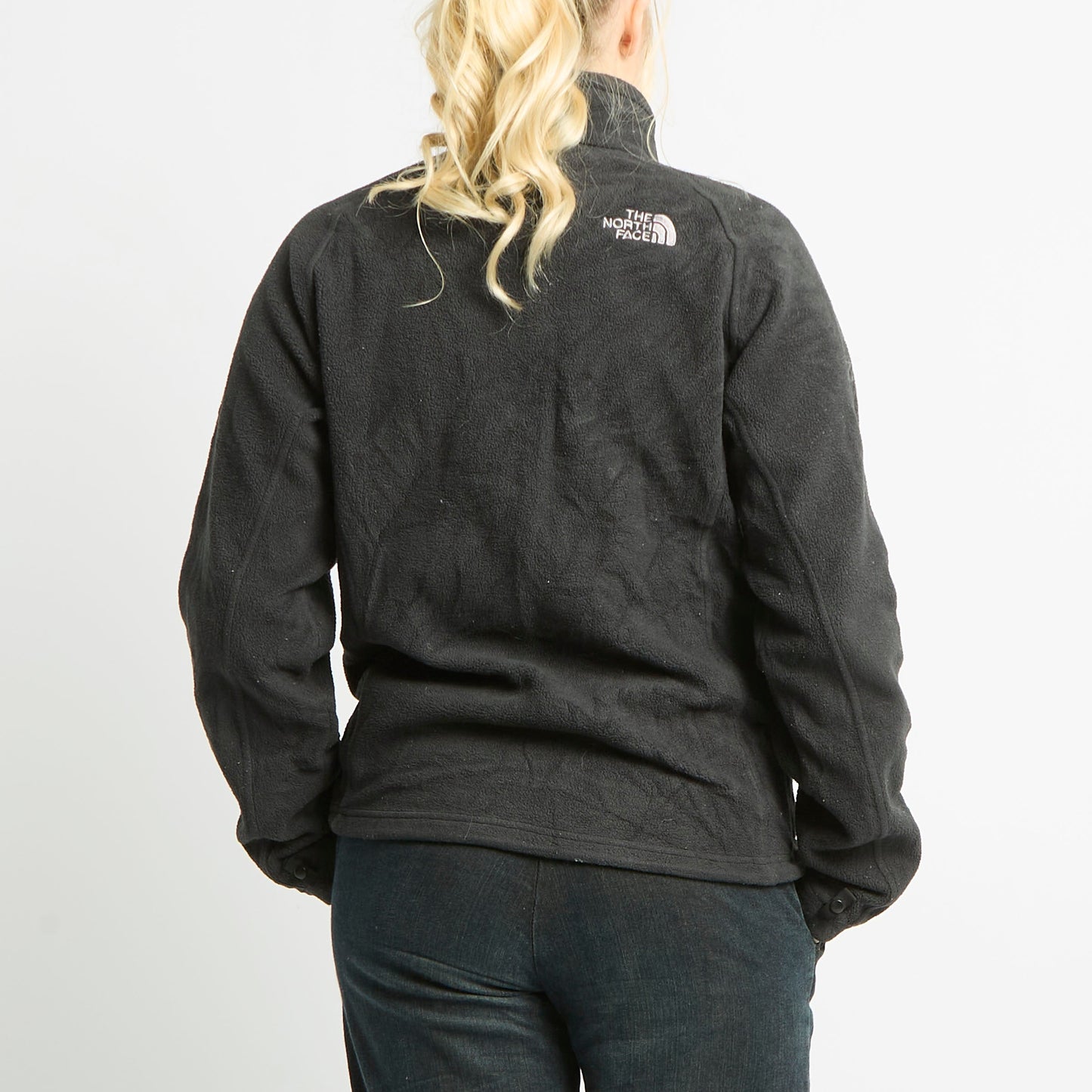 North Face Fleece With Lilac Logo - M