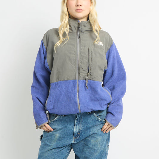 North Face Colour Block Fleece With Utility Pocket - M