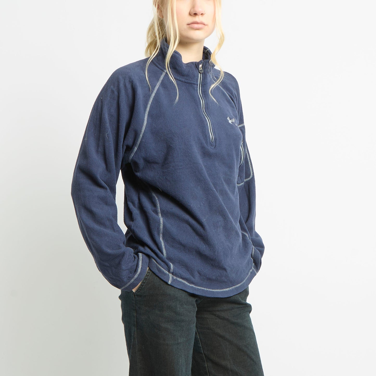 Under Armour Contrast Stitch Fleece With Arm Pocket - M