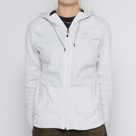 North Face Full Zip Fleece with Hood - M