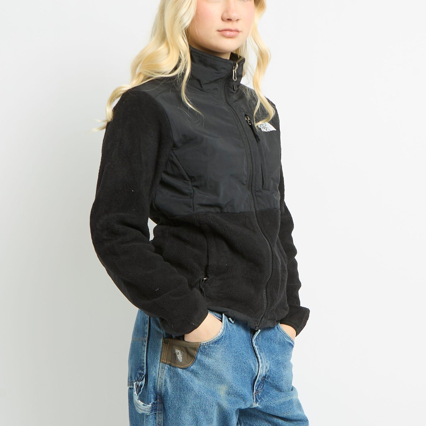 North Face Zip Up With Front Pocket - UK S