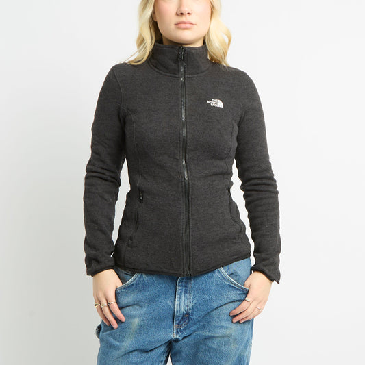 North Face Zip Up Knitted Jacket - S