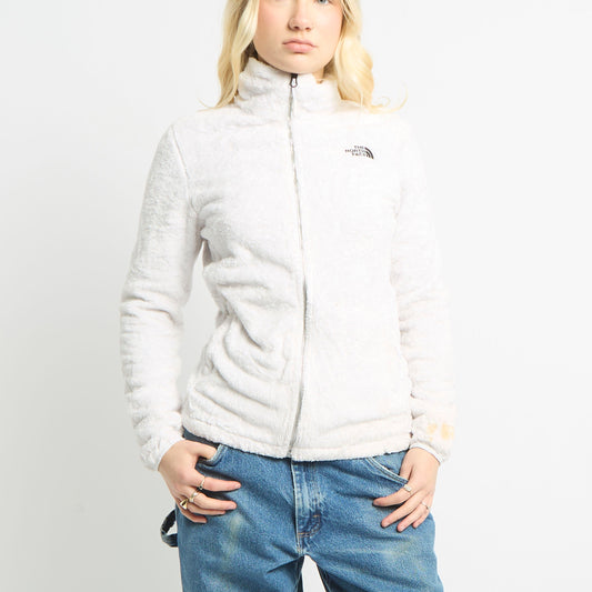 North Face Zip Up Fluffy Fleece - S