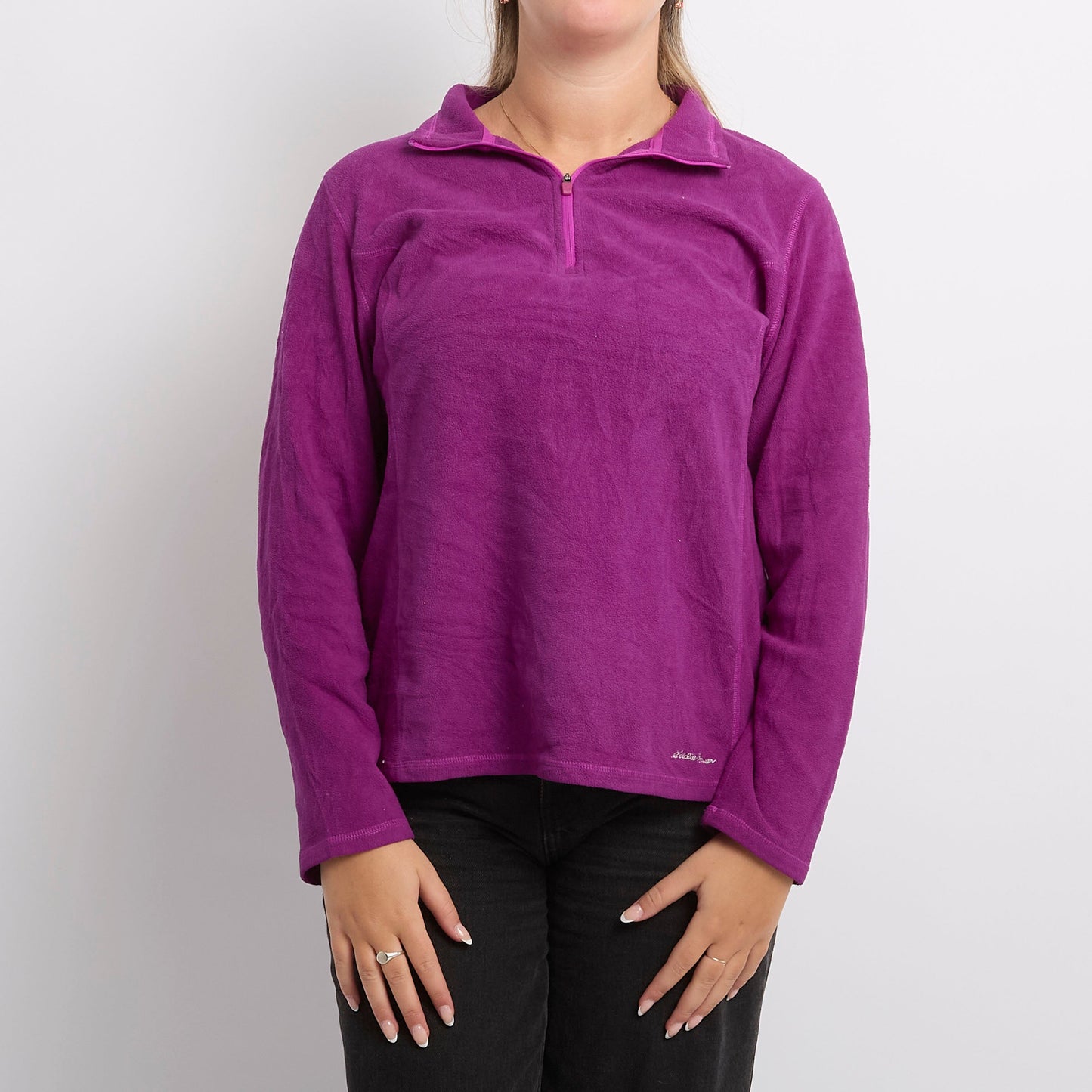 Eddie Bauer Quarter Zip Micro Fleece - XL