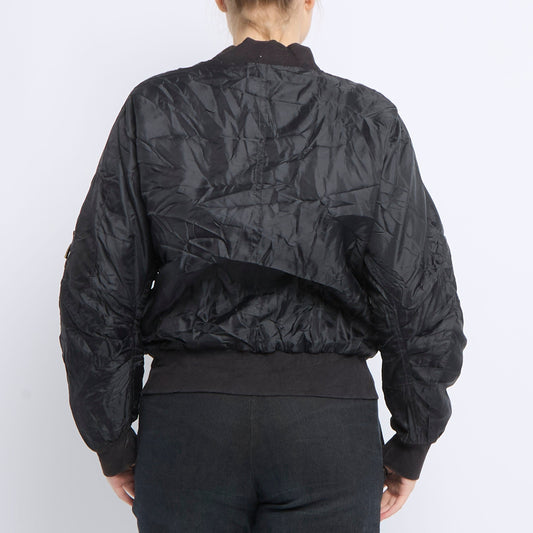 Zip Waterproof Bomber Jacket - UK 10