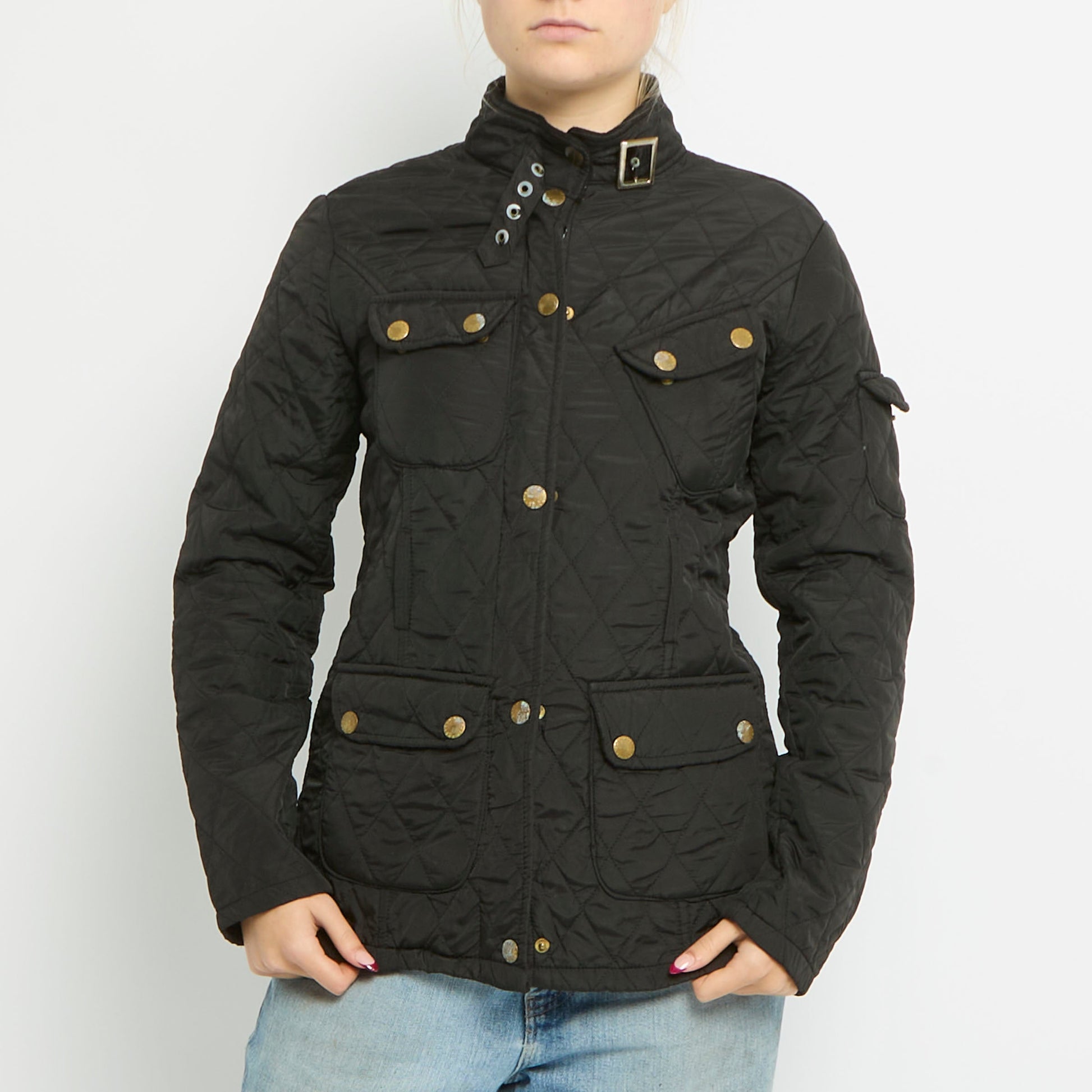 Barbour Quilted Buckle Detail Jacket - UK 10