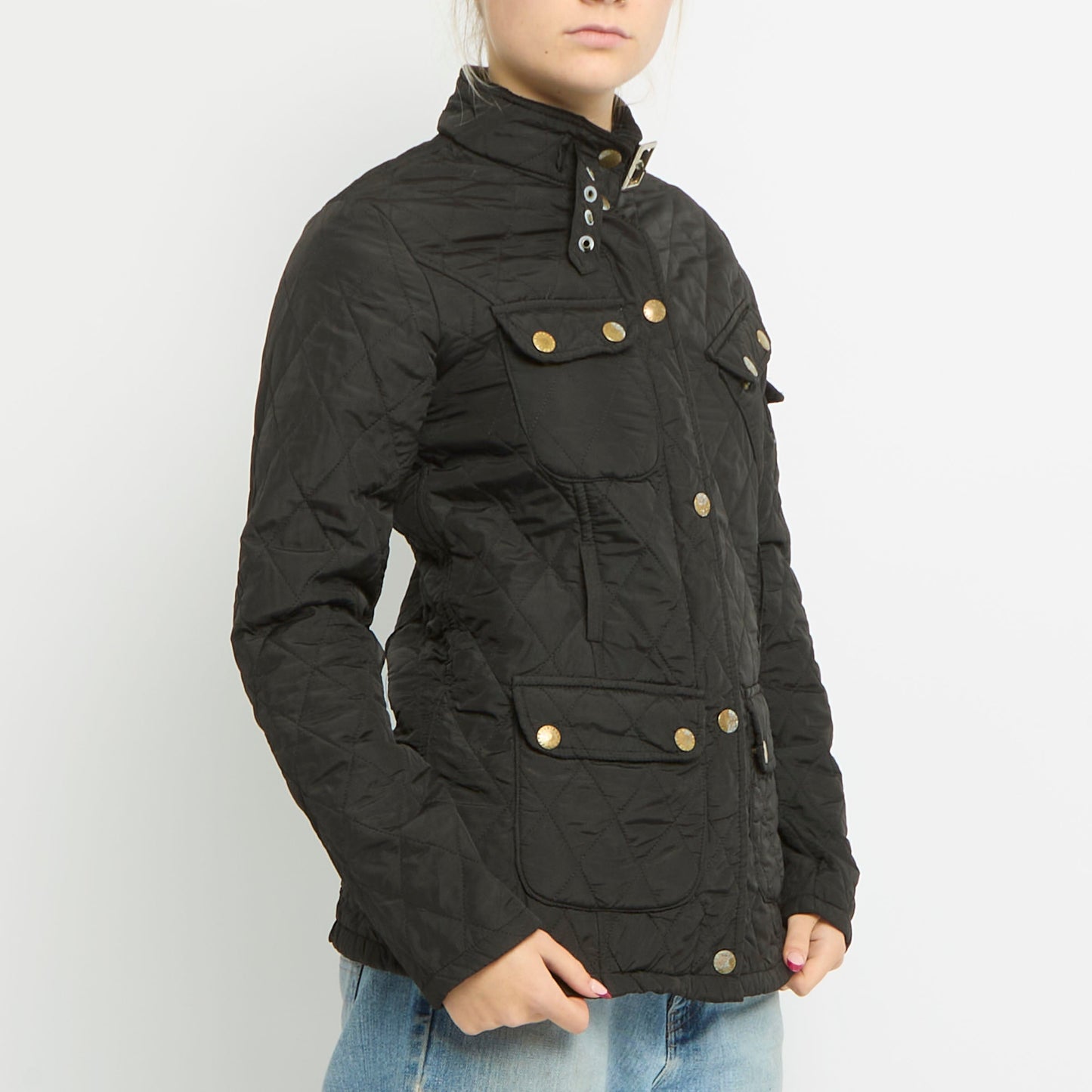 Barbour Quilted Buckle Detail Jacket - UK 10