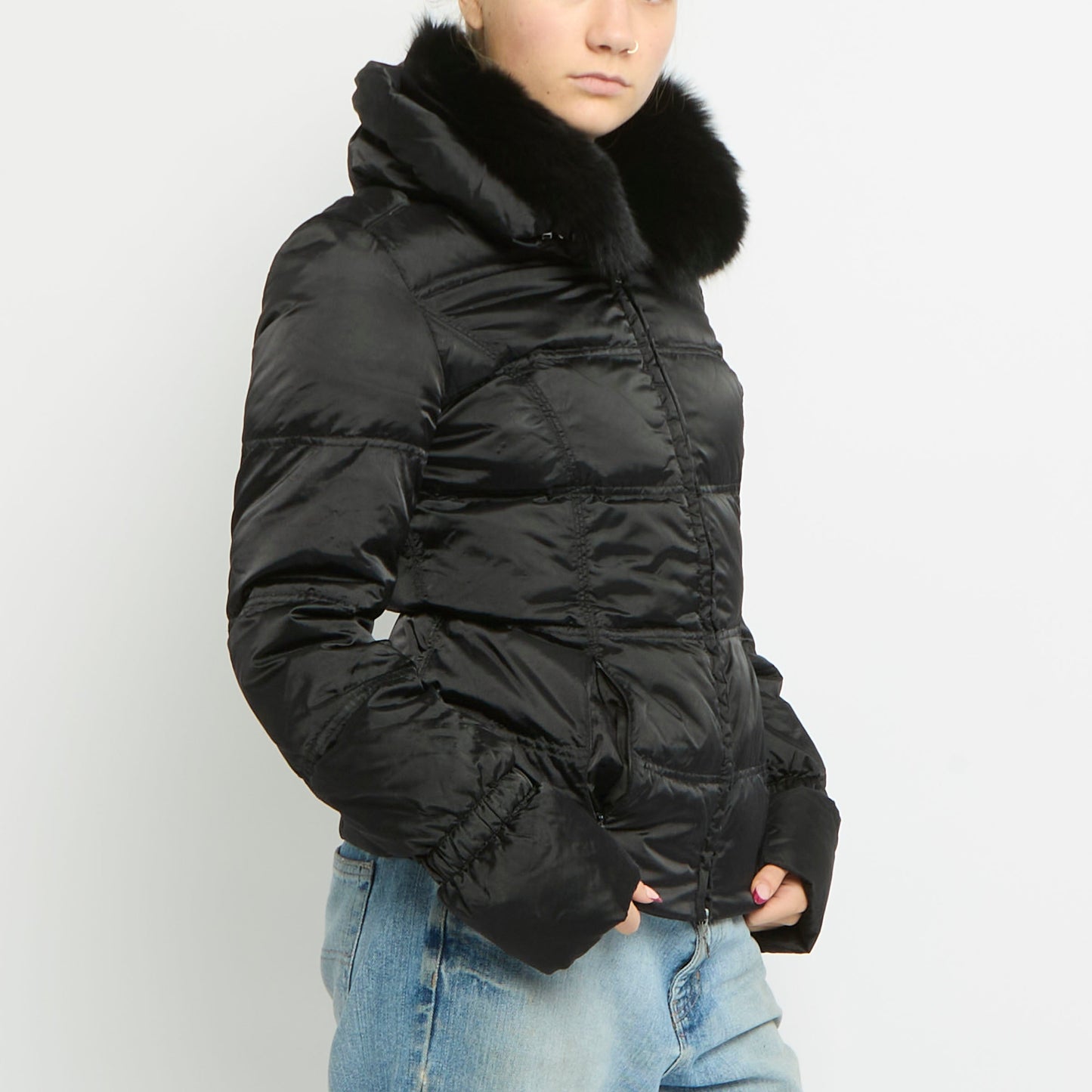 Phard Fur Collar Padded Jacket - UK 10