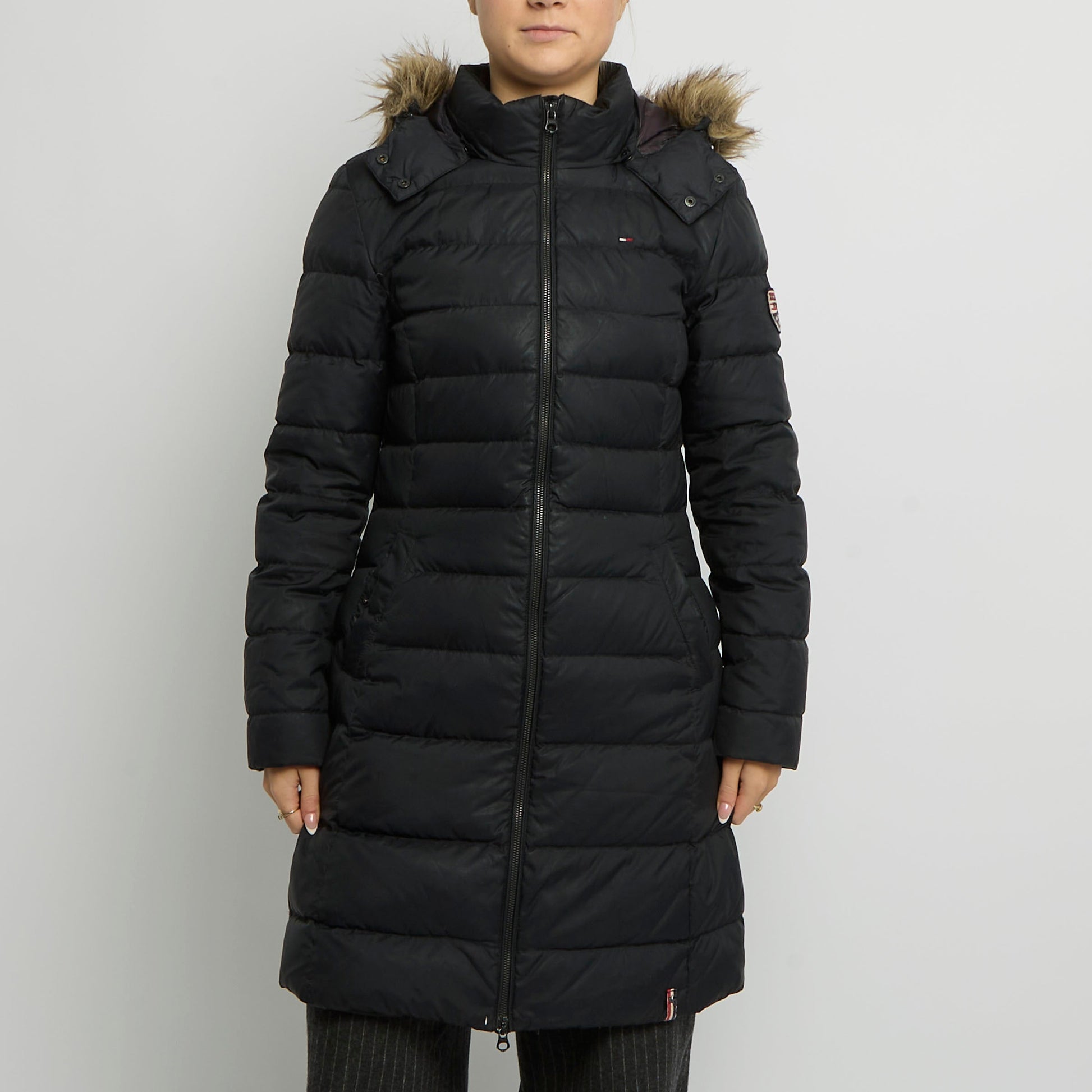 Tommy Hilfiger Long Puffer Jacket - UK 10