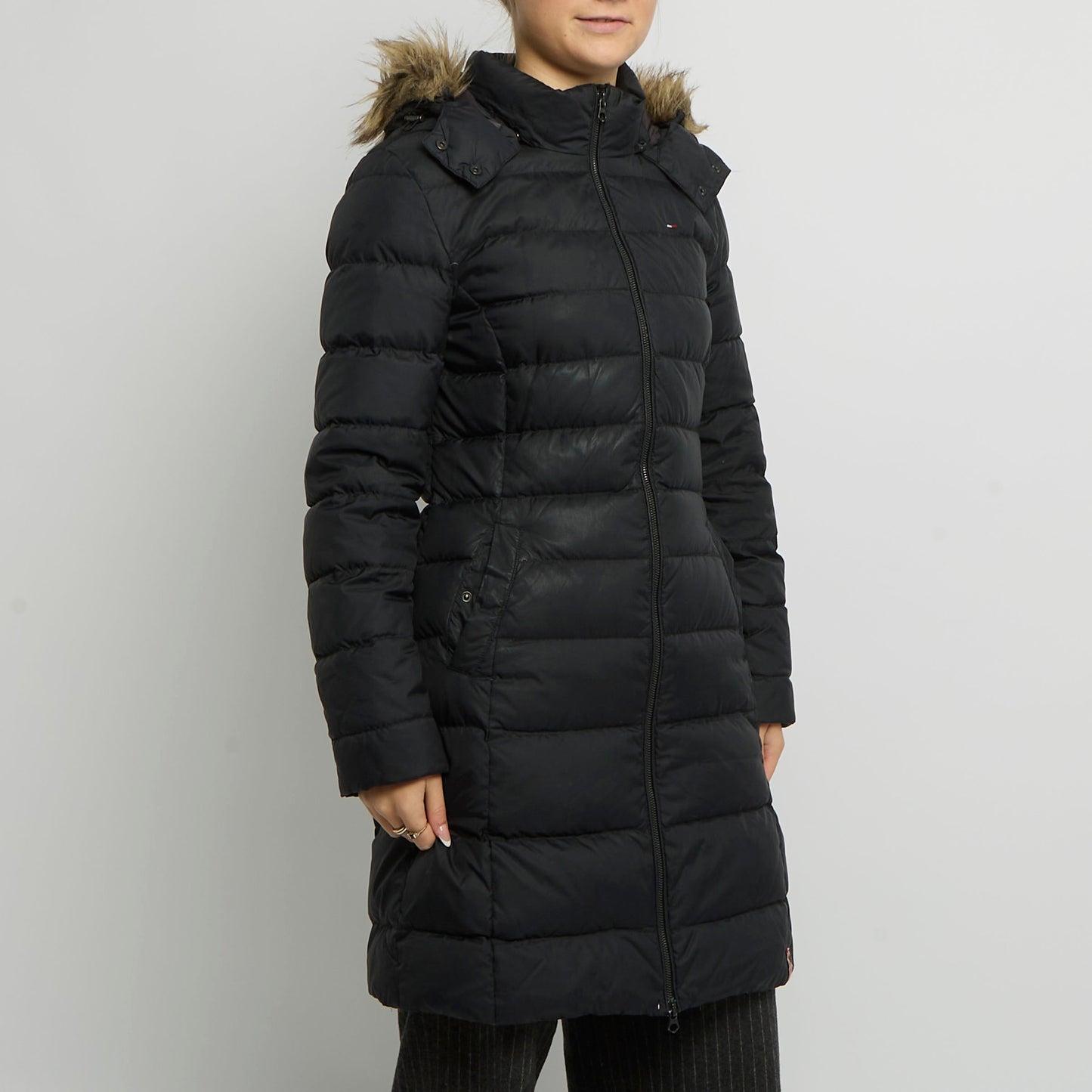 Tommy Hilfiger Long Puffer Jacket - UK 10