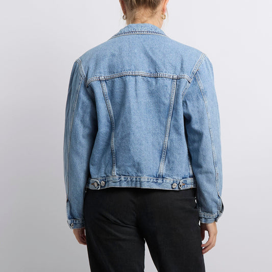 United Colors Of Benetton Cropped Denim Jacket- UK 10