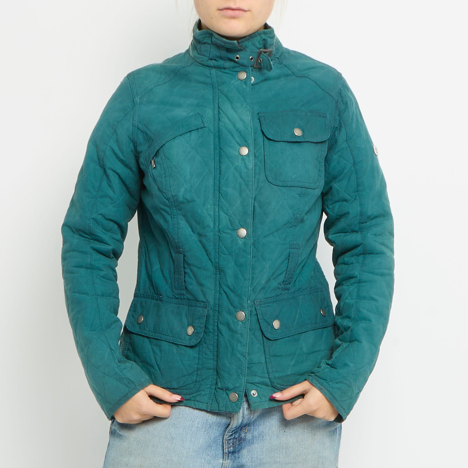 Barbour Quilted Buckle Detail Jacket - UK 10