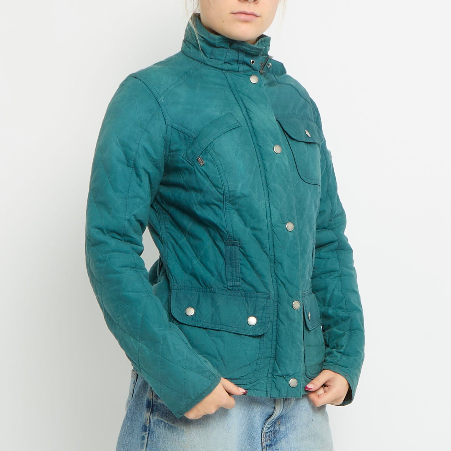 Barbour Quilted Buckle Detail Jacket - UK 10