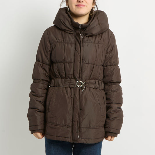 Belted Puffer Coat - UK 10