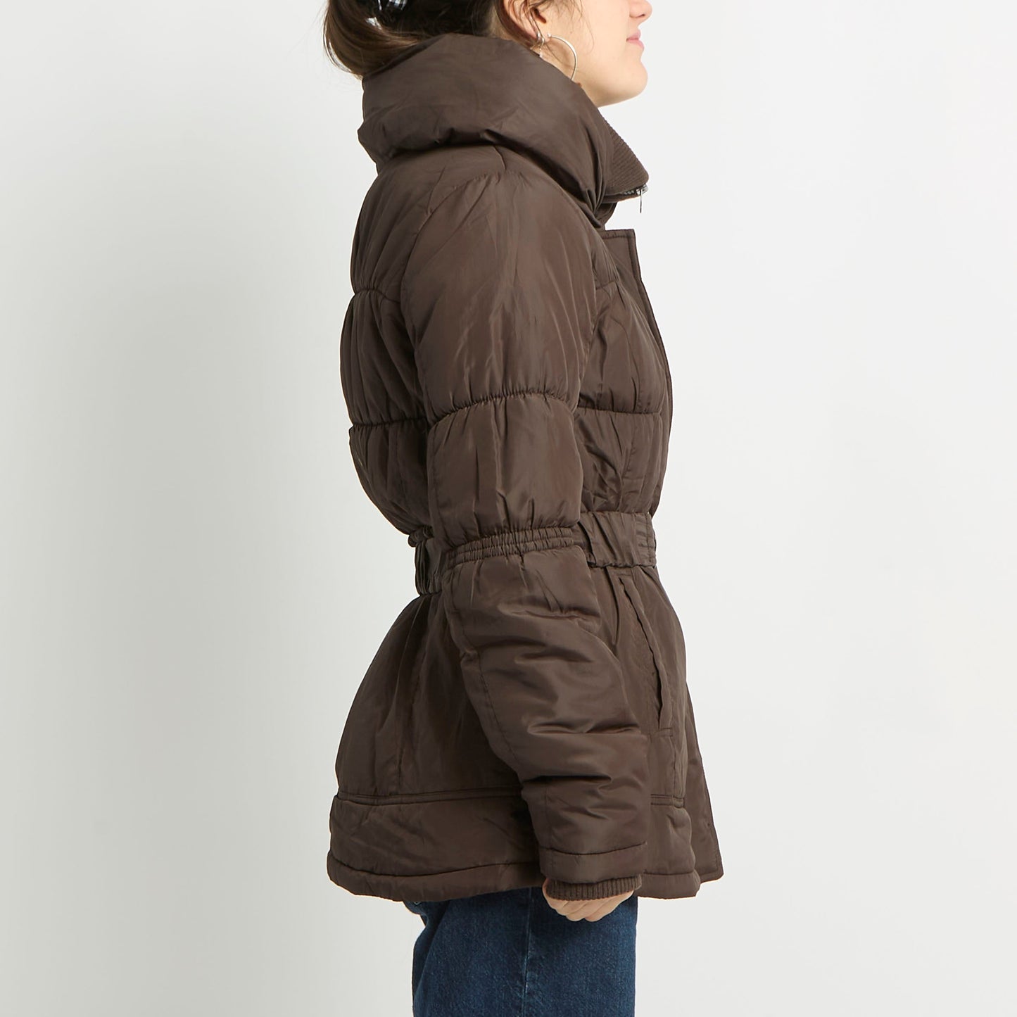 Belted Puffer Coat - UK 10