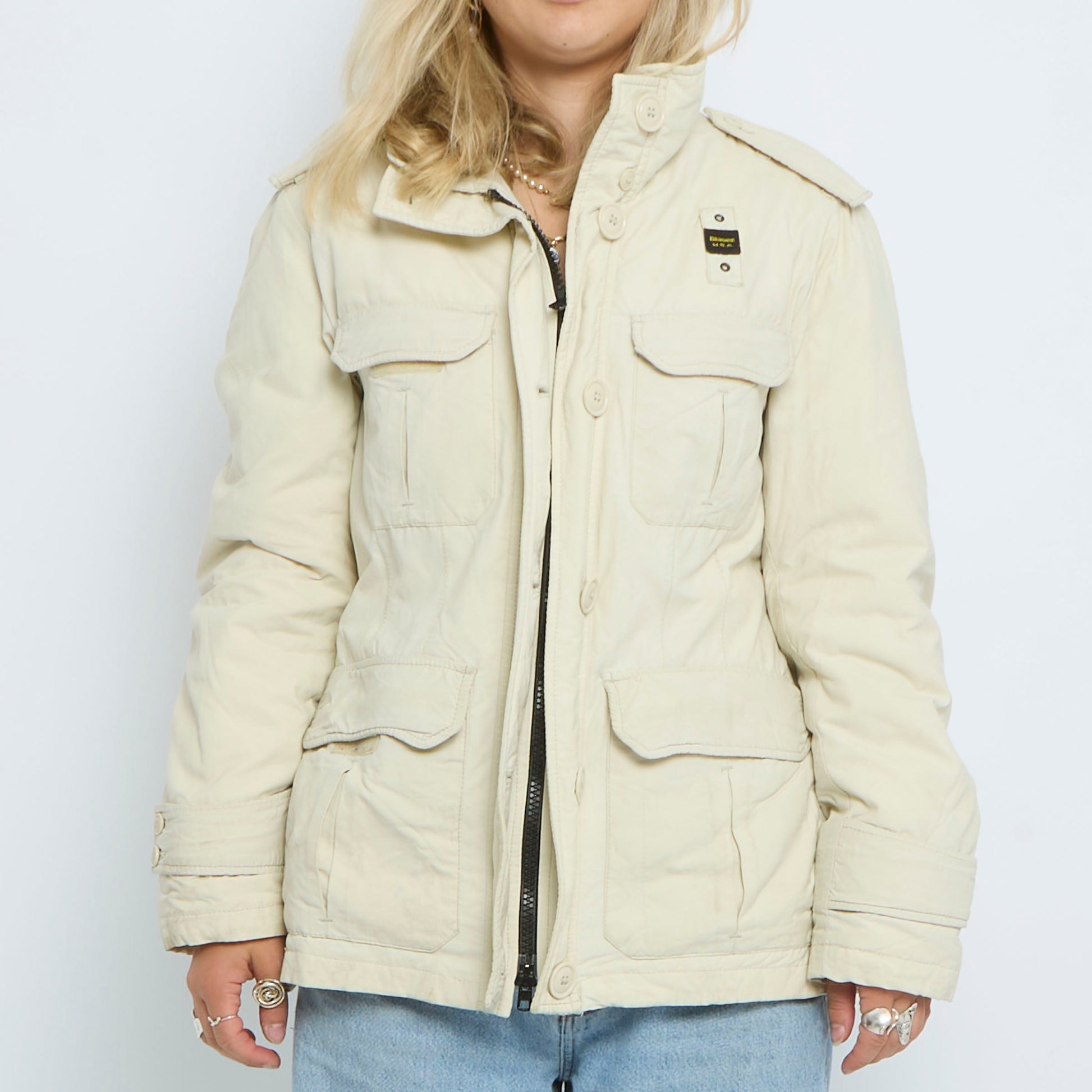 Utility Style High Neck Padded Jacket- UK 10