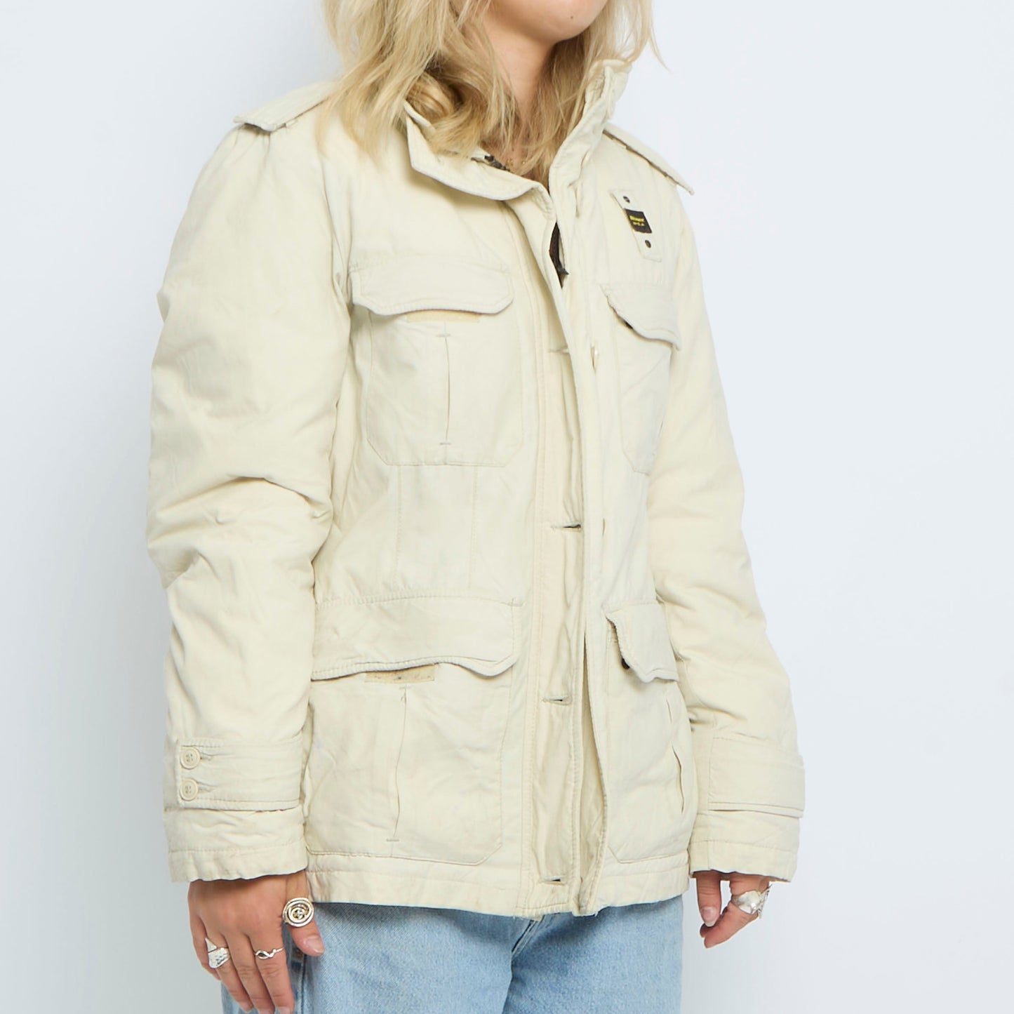 Utility Style High Neck Padded Jacket- UK 10