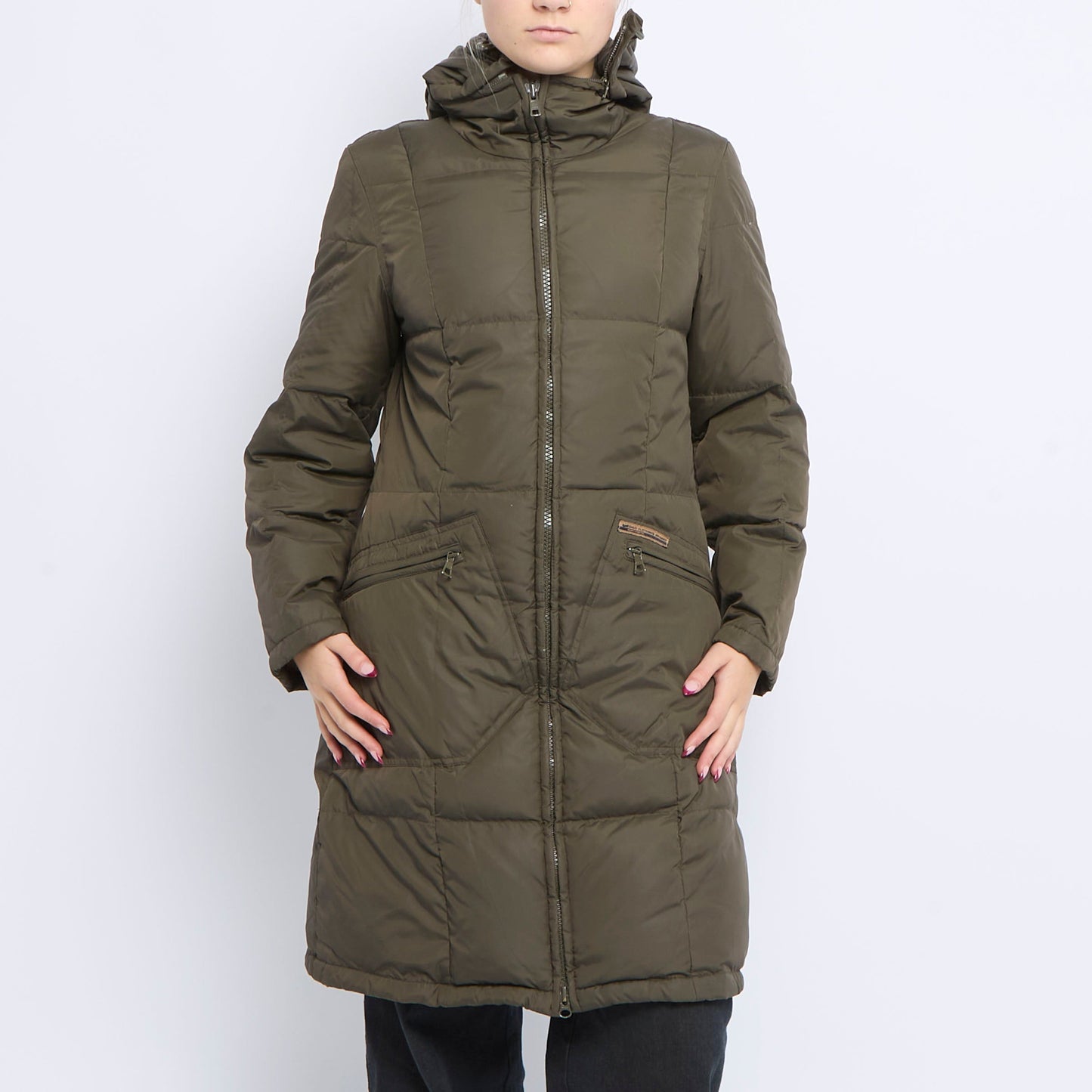 Long Puffer Coat - UK 10