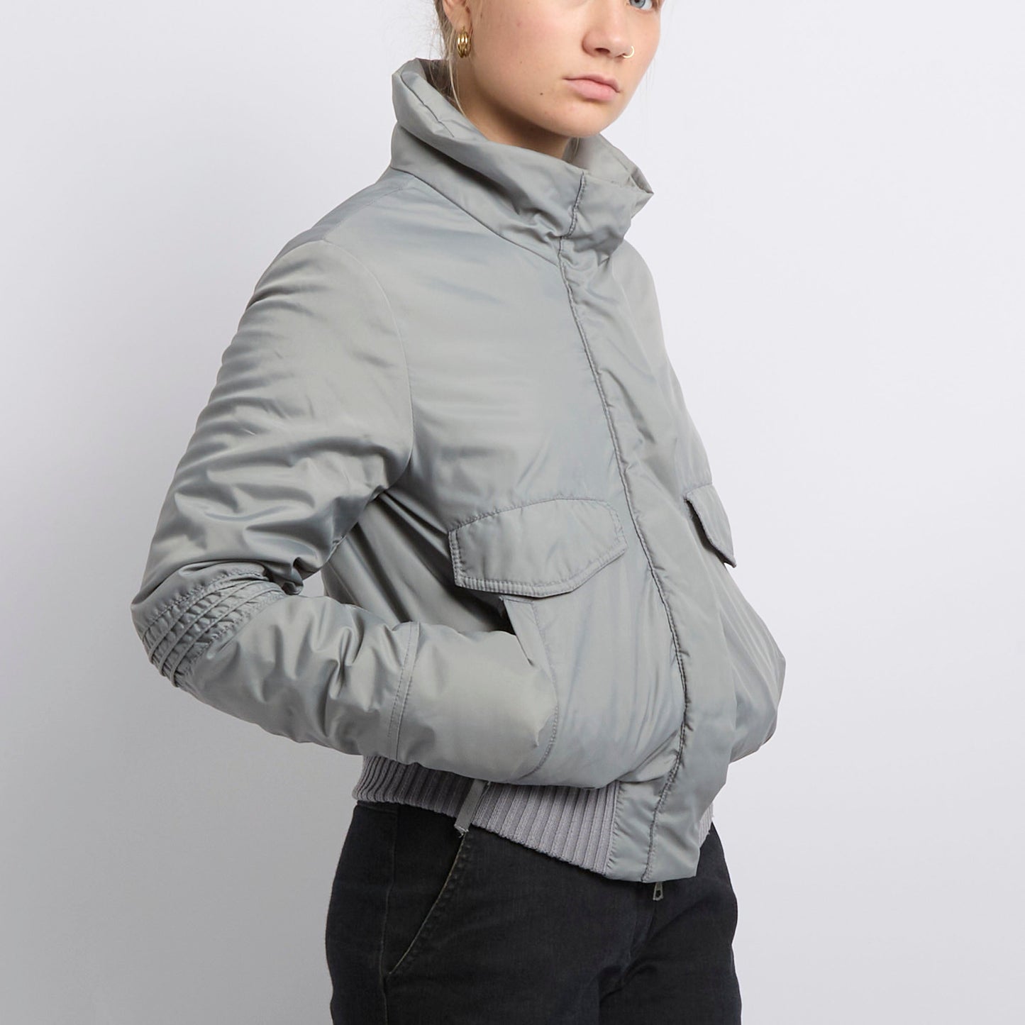 Heavy Padded Bomber Jacket - 10