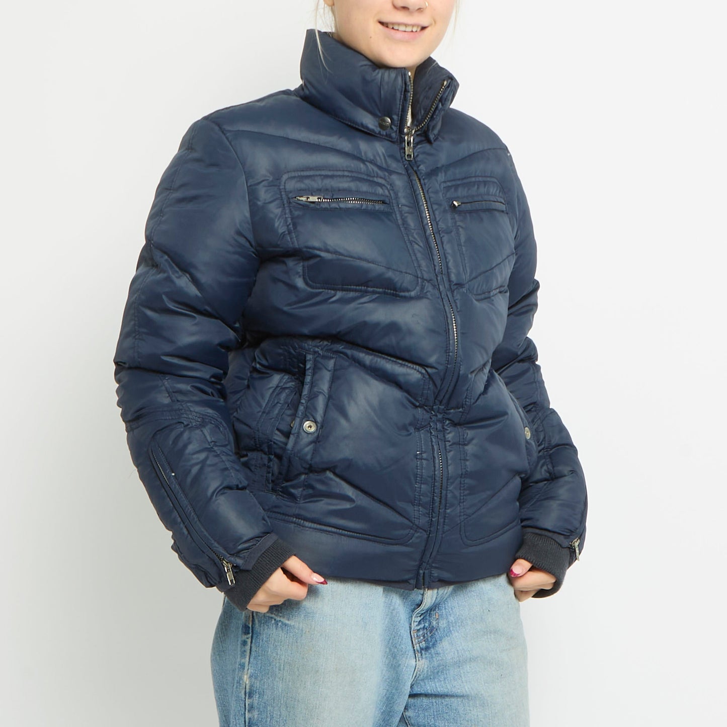 Diesel Drawstring Puffer Jacket - UK 10