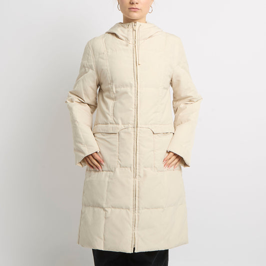 Gas Puffer Trench Coat - UK 12