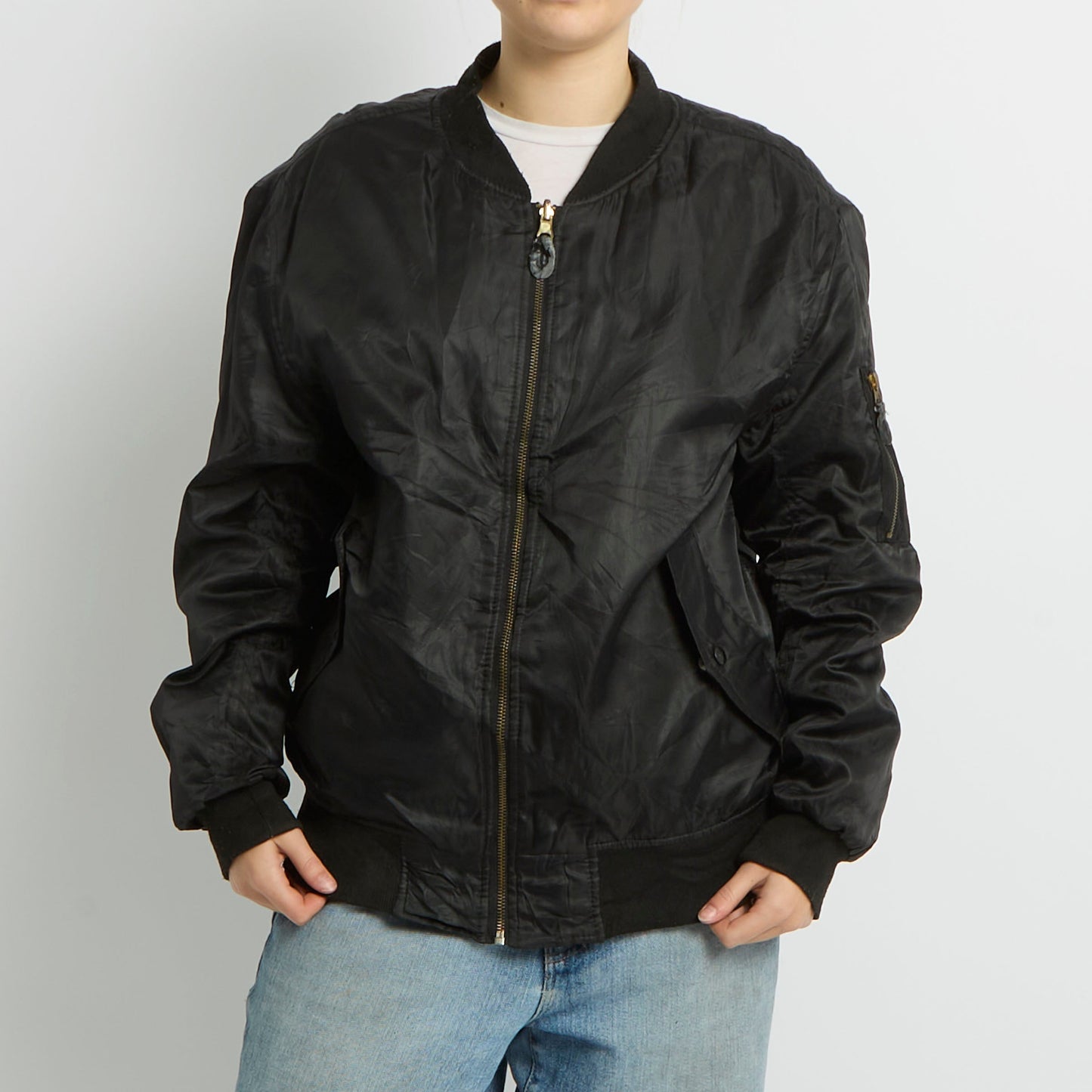 Flight Style Bomber Jacket - UK 12