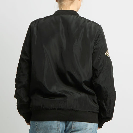 Flight Style Bomber Jacket - UK 12