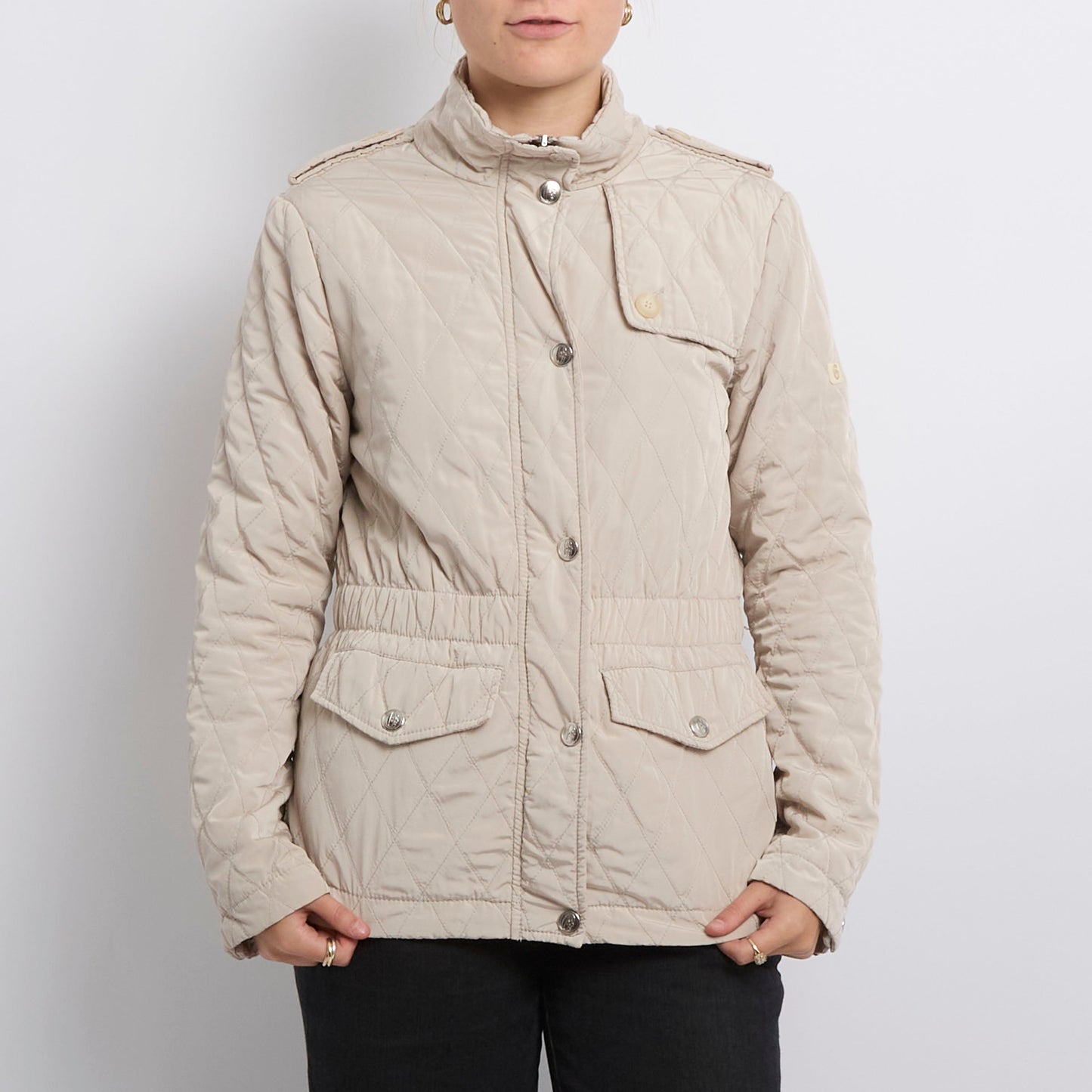 Duo Zip Quilted Jacket- UK 12