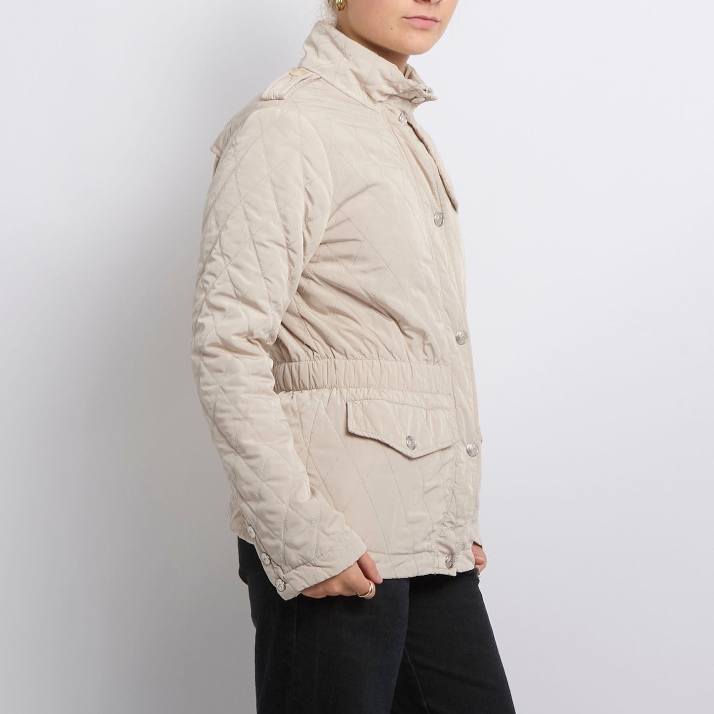 Duo Zip Quilted Jacket- UK 12