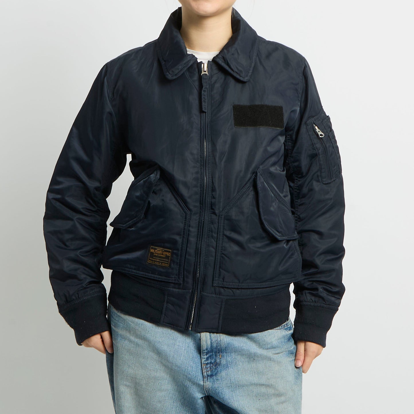 Flight Style Bomber Jacket - UK 12