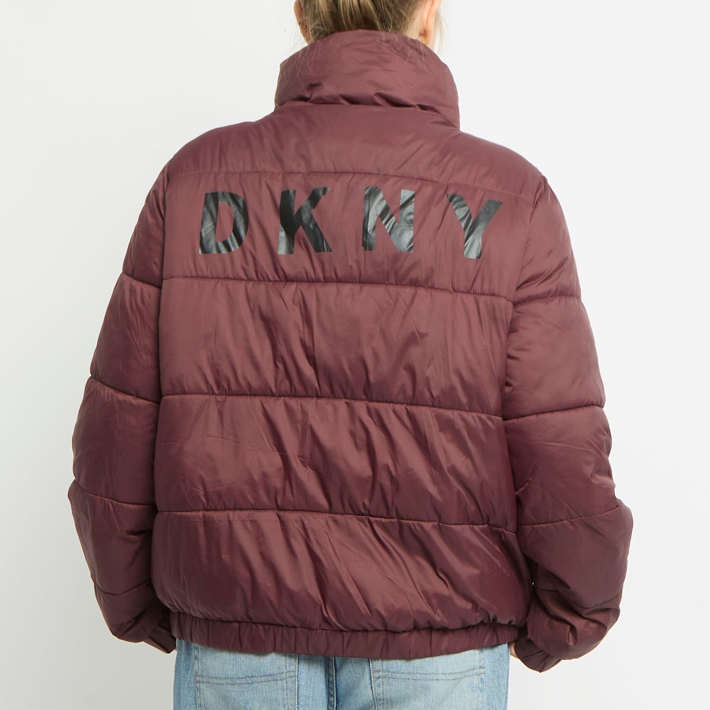 DKNY Logo Detail Light Padded Jacket - UK 12