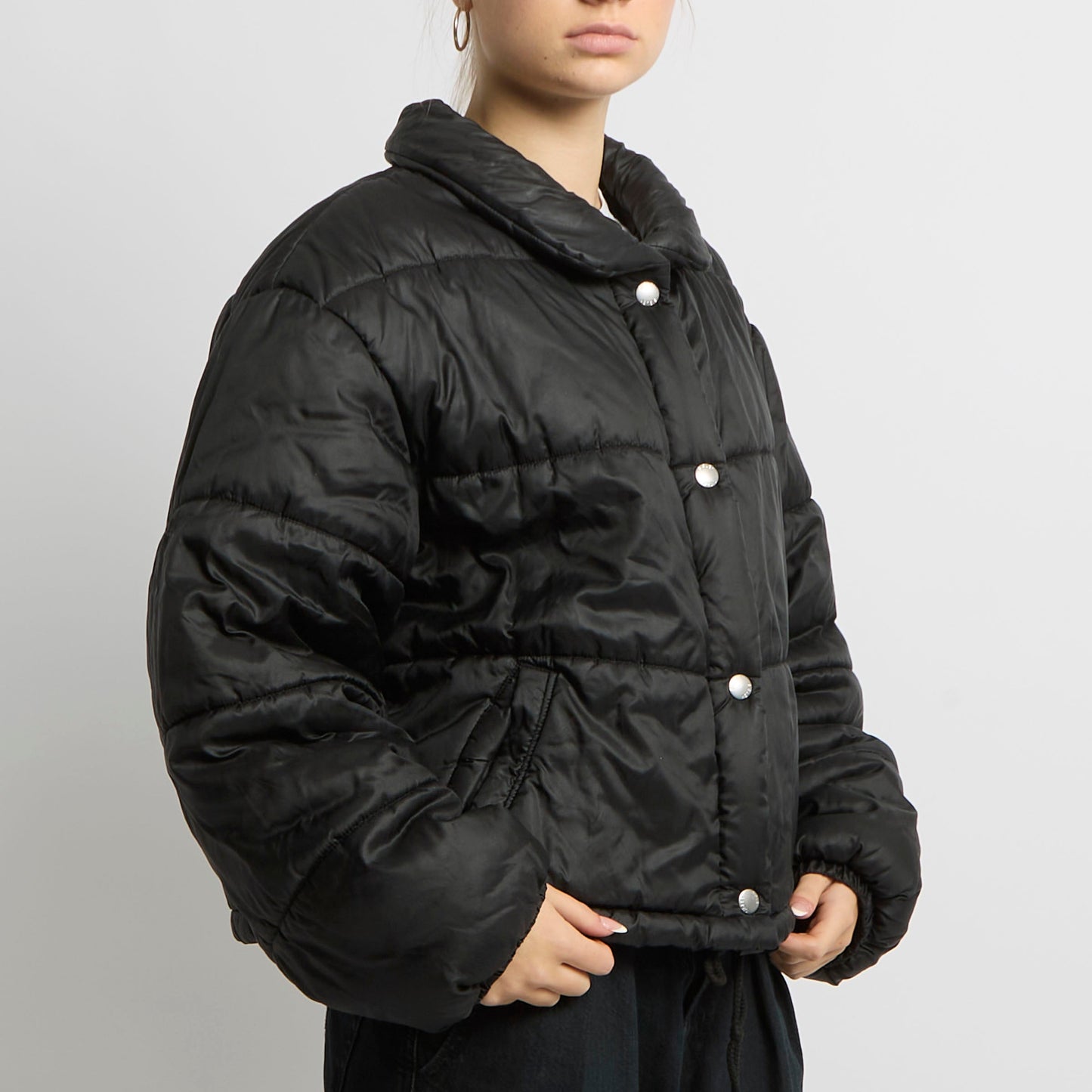 Cropped Puffer Jacket - UK 14