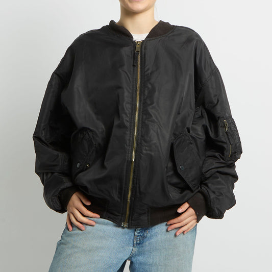 Flight Style Bomber Jacket - UK 14