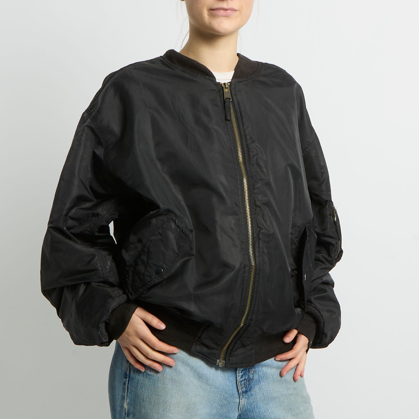 Flight Style Bomber Jacket - UK 14