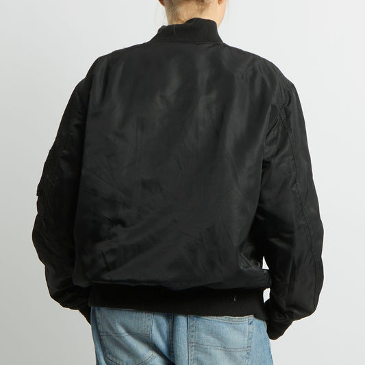 Flight Style Bomber Jacket - UK 14