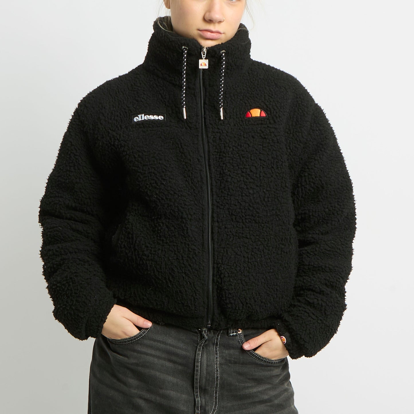 Ellesse Fleece Zip Up Jacket - UK 14