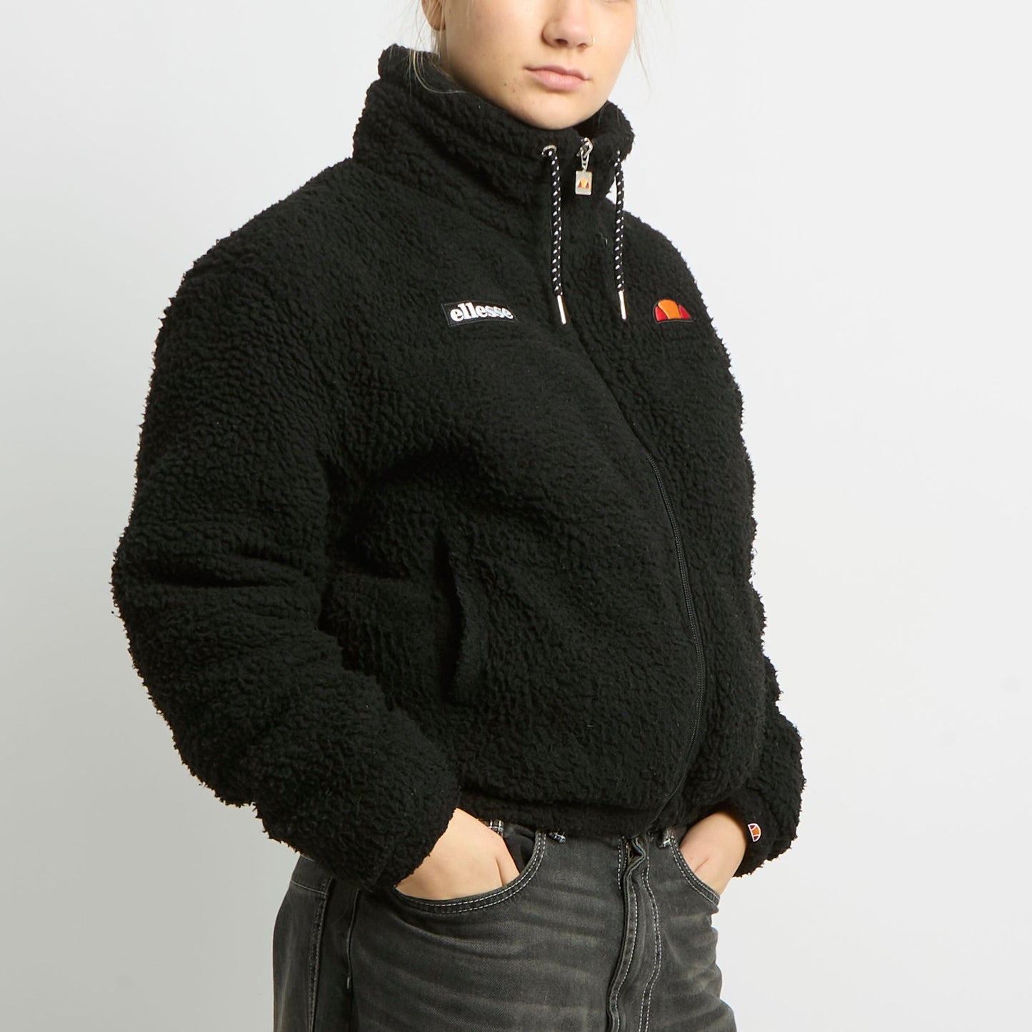 Ellesse Fleece Zip Up Jacket - UK 14