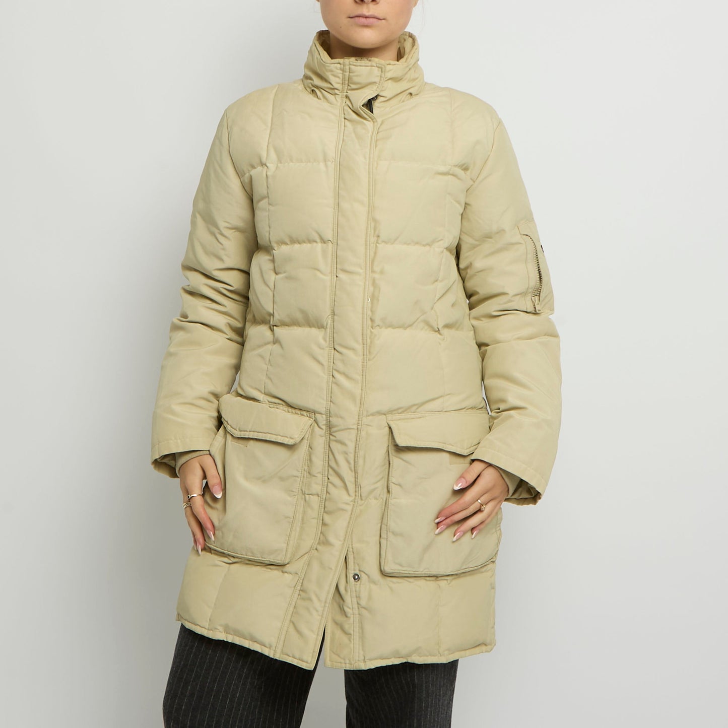 Woolrich Long Puffer Coat - UK 14