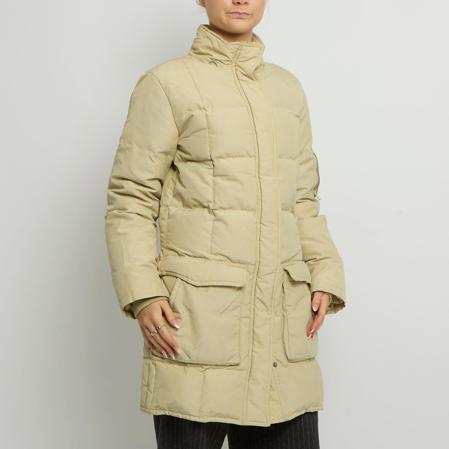 Woolrich Long Puffer Coat - UK 14