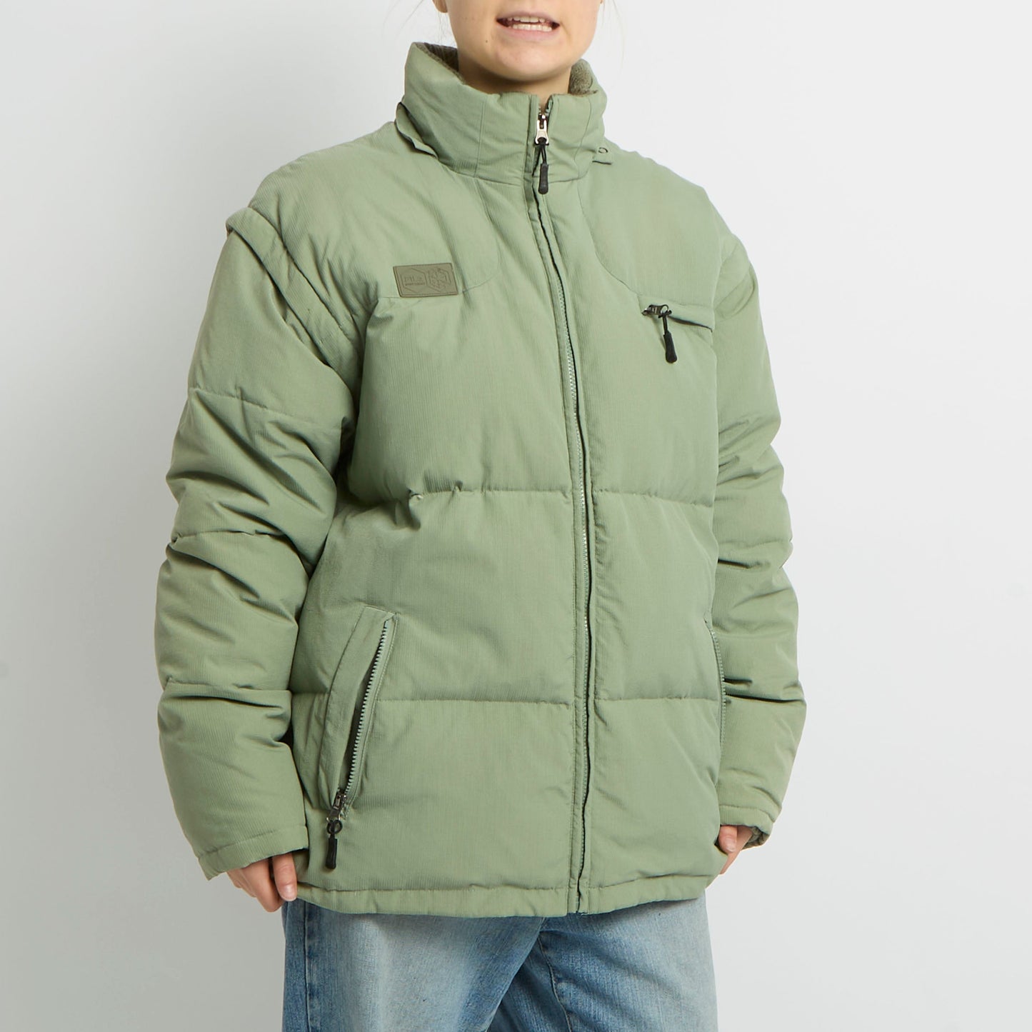 Fila Textured Puffer Jacket - UK 14