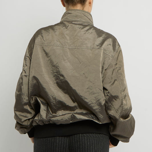 Metallic Bomber Jacket - UK 14