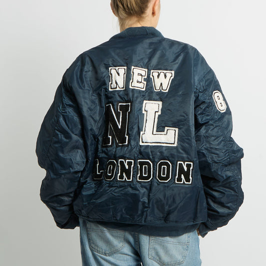 Flight Style Bomber Jacket - UK 14