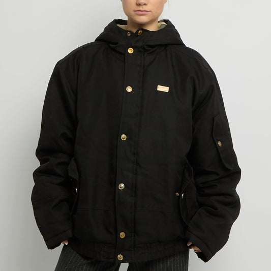 Karl Kani Hooded Button Detail Jacket - UK 16