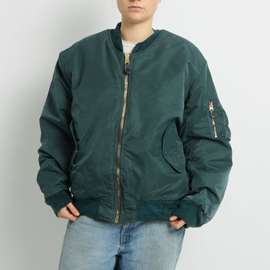 Flight Style Bomber Jacket - UK 16