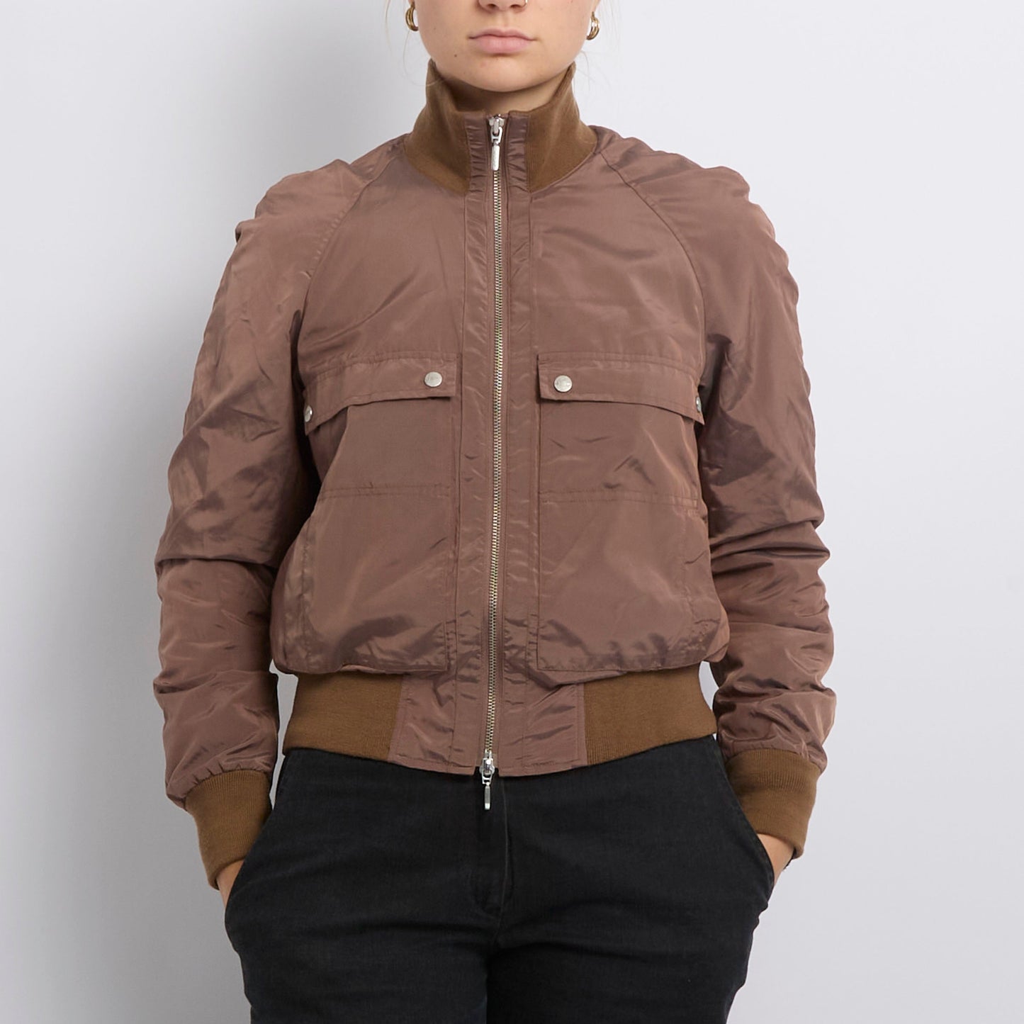 Duo Zip Bomber Jacket -UK 8