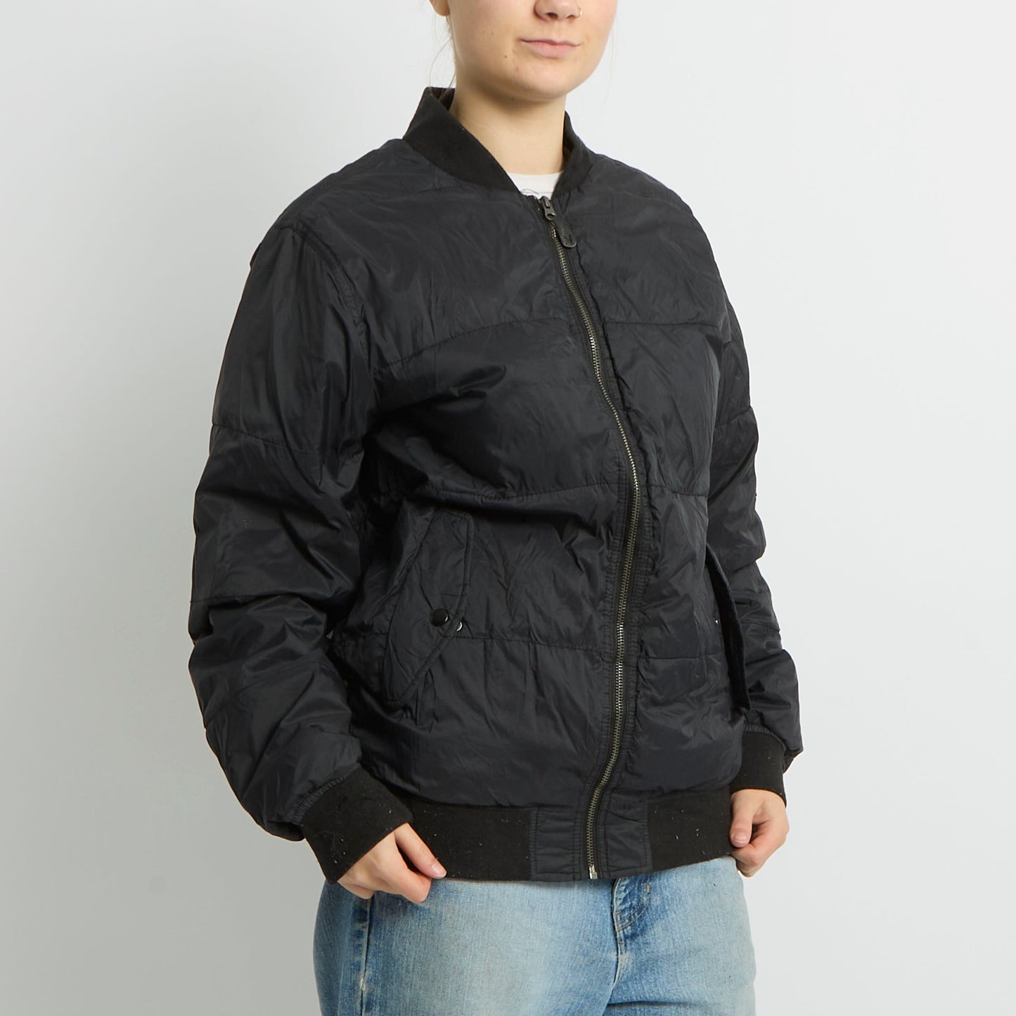 Flight Style Bomber Jacket - UK 8