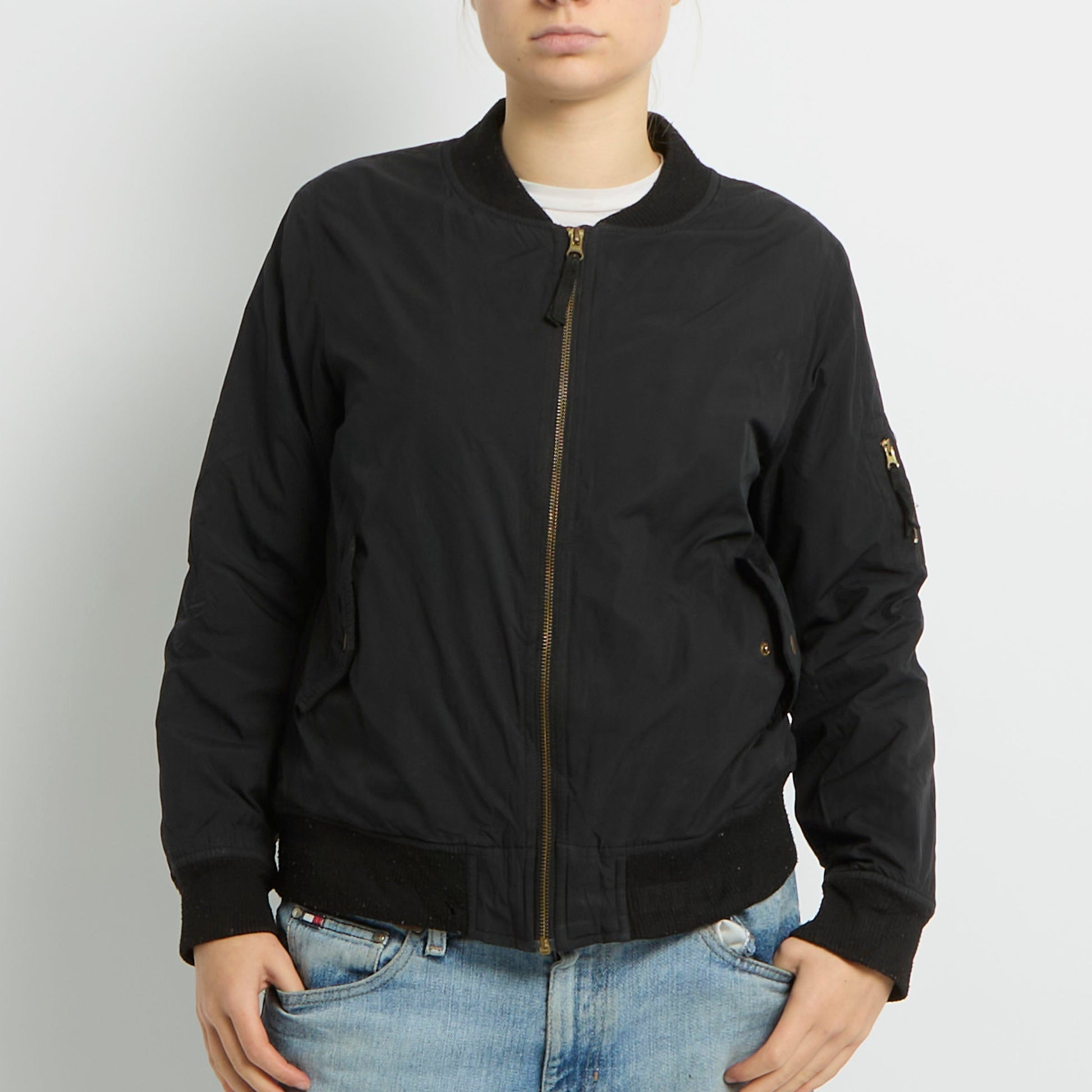 Flight Style Bomber Jacket - UK 8