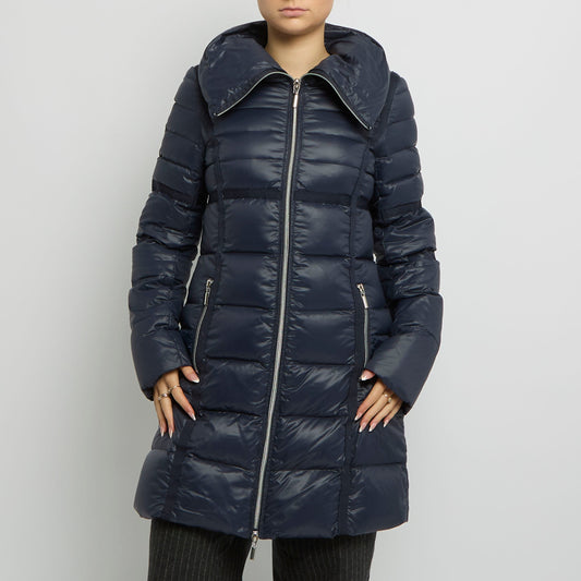 Light Padded Long Jacket - UK 8