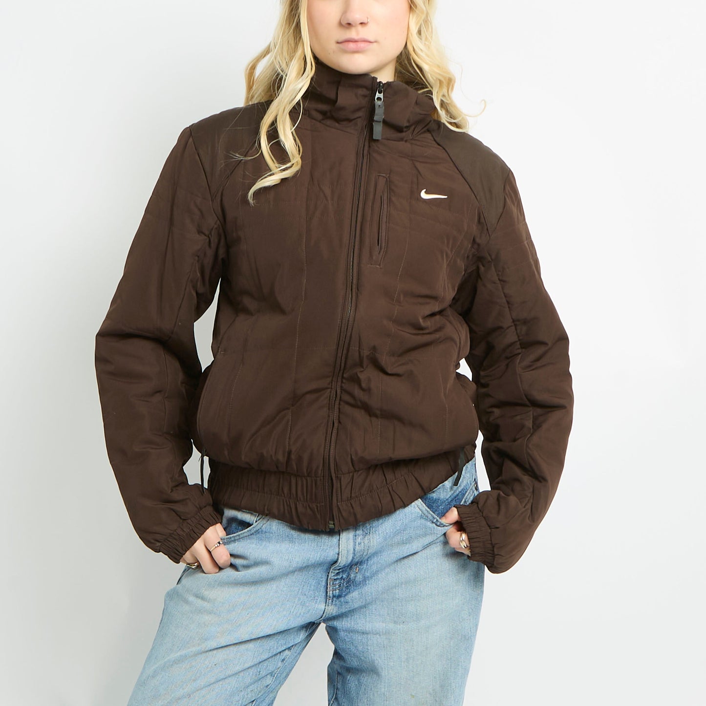 Nike Puffer Coat With Detachable Hood - L