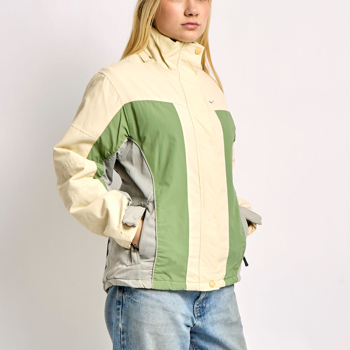 Nike Block Colour Puffer Coat - L